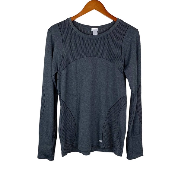 Gap Tops - Gap Fit Motion Long Sleeve Top Workout Activewear Grey Women’s XL